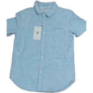 Cactus Boys Light Blue Short Sleeve Toddler Shirt Size 7